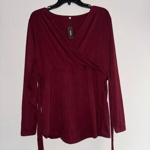 Long Sleeve Maternity Top